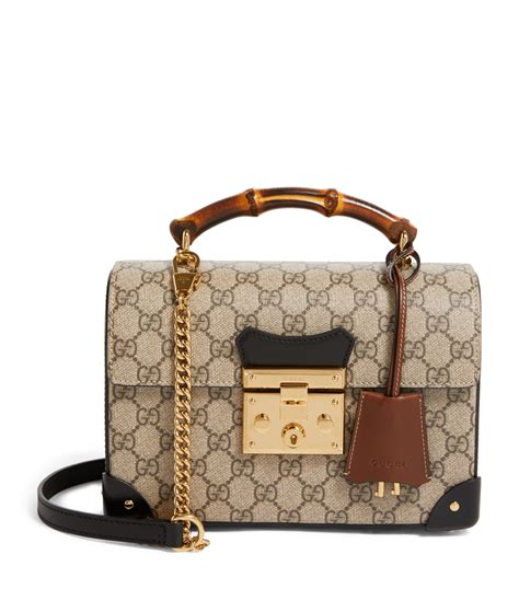 gucci beach bag plastic|Gucci gg padlock bag.